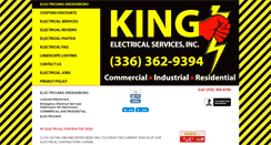 Desktop Screenshot of kingelectricalservicesinc.com